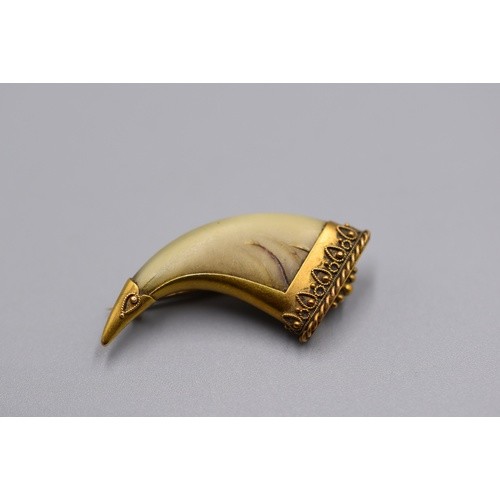 Antique 15ct Gold Claw Brooch (3.3 grams)