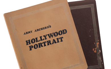 Army Archerd Personal Set of 2 Oversized Celebrity Autograph Scrapbooks...