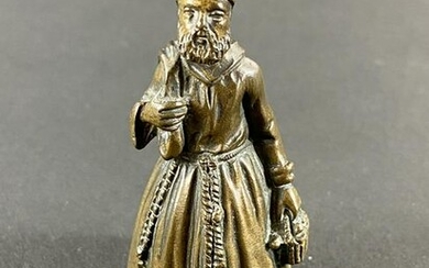 Austrian Bronze Cleric Figure