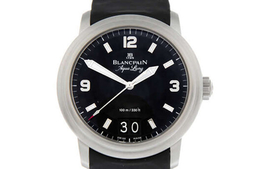 BLANCPAIN - a limited edition stainless steel Aqua Lung wrist watch, 40mm.