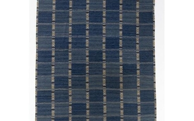Barbro Nilsson (1899-1983) Falurutan, blå Carpet Woven wool Edited by Märta