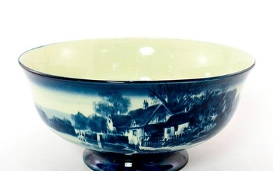 Blue Flambe Bowl
