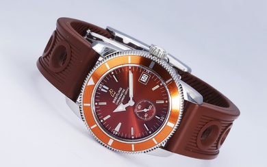 Breitling 'Superocean Heritage'. Men's watch in steel with bronze dial, 2010s
