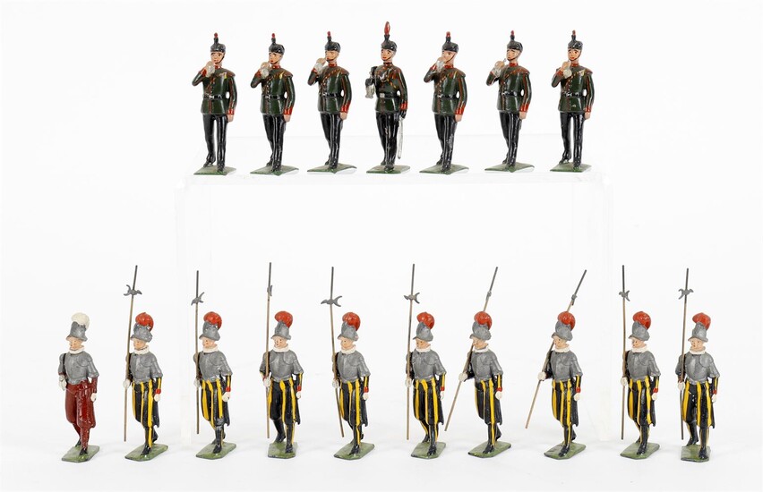 Britains Swiss Papal Guards and Kings Royal Rifle Corps