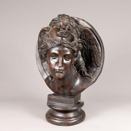 Bronze bust of Hypnos