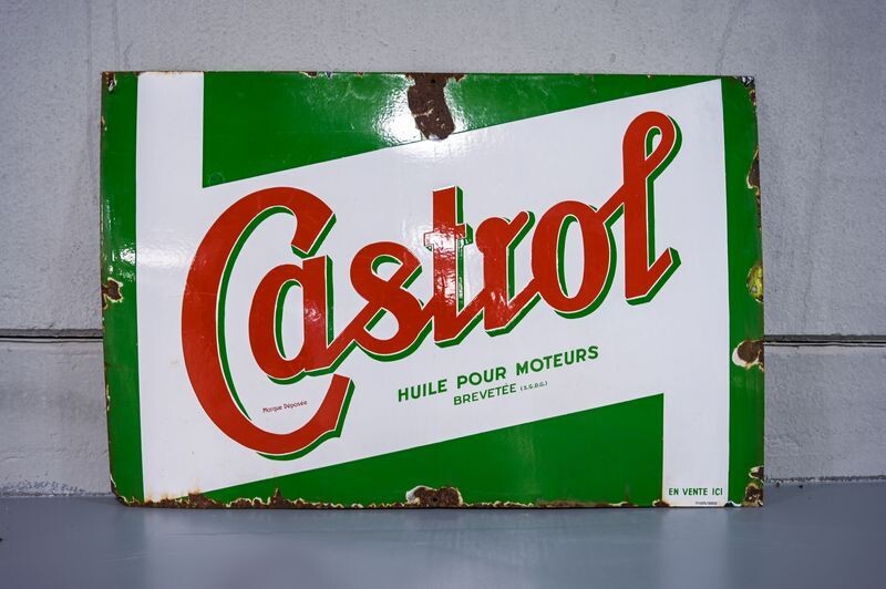 CASTROL EMAILLE 81X120 CM