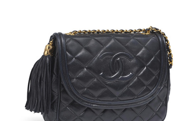CHANEL: QUILTED CC TASSEL FLAP 1989-1991