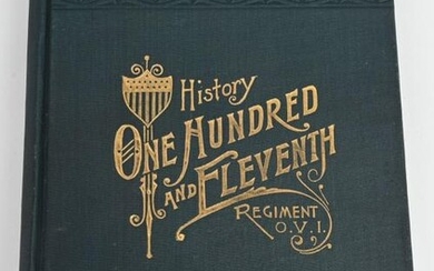CIVIL WAR 111th OVI UNIT HISTORY 1st EDITION 1894