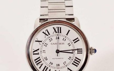 Cartier - Ronde Solo steel automatic watch for men