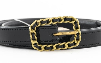 Chanel Patent Leather Belt
