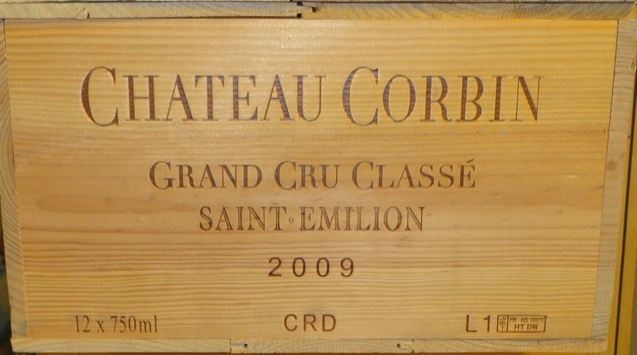 Chateau Corbin, Saint-Emilion Grand Cru, 2009 vintage. 12...