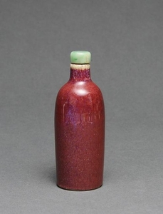 Chinese Flambe Snuff Bottle, 19th Century