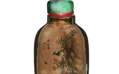 Chinese Inside-Painted Snuff Bottle by Ye Shuying