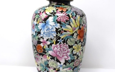 Chinese millefiori porcelain vase