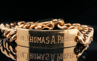 Col. Parker's 49th Birthday Bracelet From Aberbach Brothers