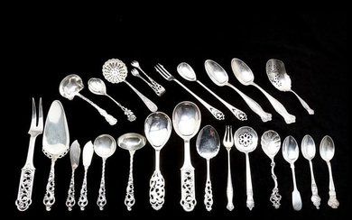 Collection Sterling Silver Flatware Including Norwegian