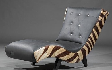 Contemporary Leather Lounge Chair