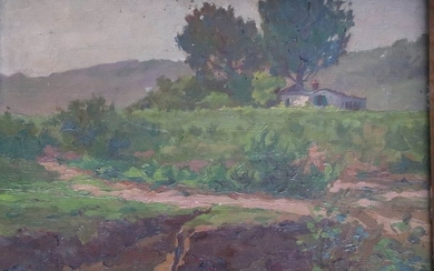 DORREE Emile (1883/1959). "Landscape". Oil on panel signed...