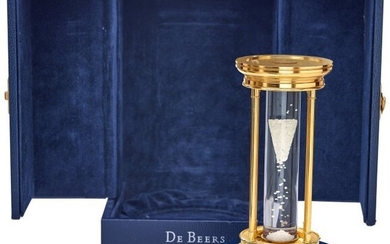 De Beers Diamond, Gold Plated Brass Hourglass S