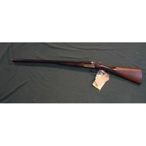 Deactivated Victor 12 bore side by side shotgun with new spe...