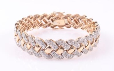 Diamant Armband zus. ca. 5,40 ct