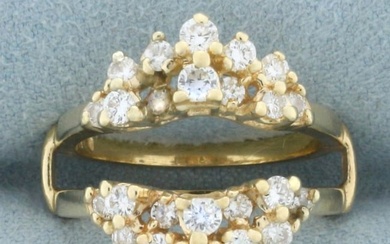 Diamond Ring Jacket in 14k Yellow Gold