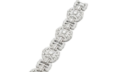 Diamond bracelet, circa 1950