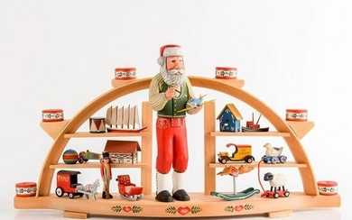 Dick and Nancy Moore, Santa's Workshop Wooden Candle