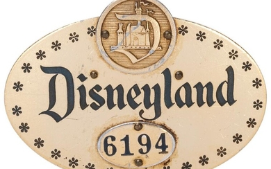 Disneyland Cast Member Pin. Disneyland, ca. 1950s. Very