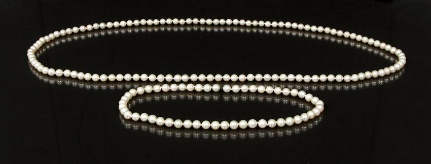Dual Length Cultured Pearl Necklace
