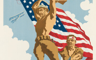 EDWIN DE LA LAING (DATES UNKNOWN) AMERICANS! / JOIN AND FIGHT. 1918. 41...