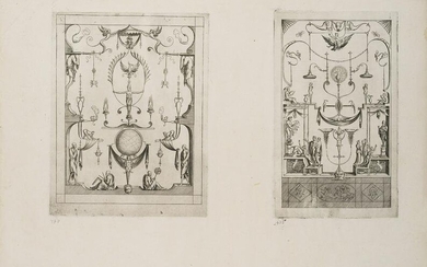 E.VICO (1523-1567), Grotesque wall filling with