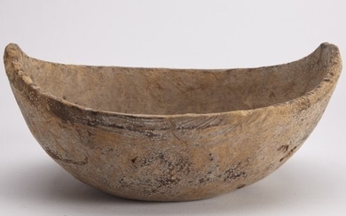 Early Carved Burl Bowl