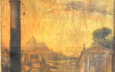 Ecole FRANCAISE du XIXe siècle. "Bonaparte en Egypte", huile sur toile figurant le général Bonaparte...
