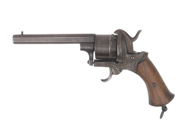 Een penvuur revolver, België, Luik, eerste helft 19e eeuw