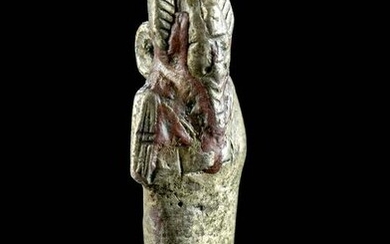 Egyptian Gilt Copper-Silver Amulet of Osiris