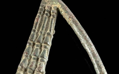 Egyptian Late Dynastic Leaded Bronze Flail / Flagellum