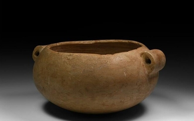 Egyptian Squat Breccia Jar