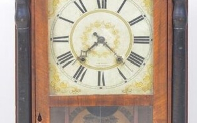 Elisha Hotchkiss Jr column shelf clock