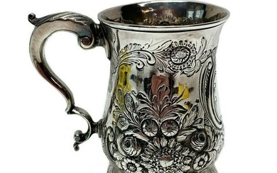 English George III John Kidder Sterling Silver Cup 1780