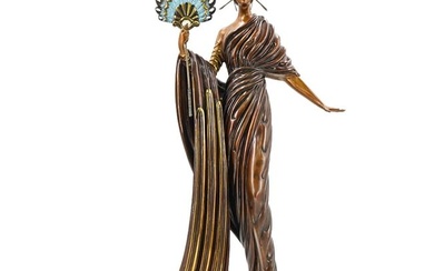 Erte (Romain de Tirtoff, Russian/French, 1892-1990) "Aphrodite" Bronze Sculpture