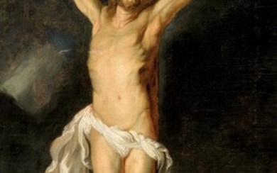 Escuela Española S. XVIII. Cristo crucificado