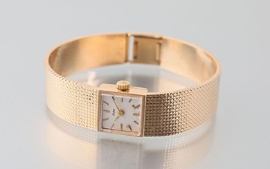 Eska, ladies' wristwatch in 750 thousandths yellow gold,...