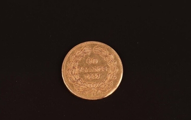 FRANCE Louis-Philippe 1er (1830-1848). 40 francs in gold struck in...