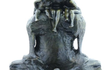 FRENCH FOUNTAIN BRONZE SCULPTURE BY MAX BLONDAT