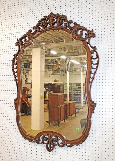 Fantastic carved antique French style mirror