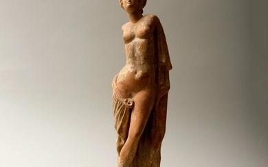 Fine Greek Terracotta Standing Aphrodite