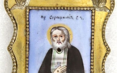 Finift. Saint Serafim Sarovsky