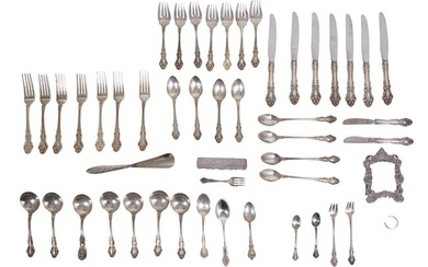 Forty-One Piece Set of Sterling Silver Flatware, by Reed and Barton, in the "Spanish Baroque"