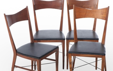 Four Paul McCobb for Calvin Bow Tie Dining Side Chairs, Mid-20th Century